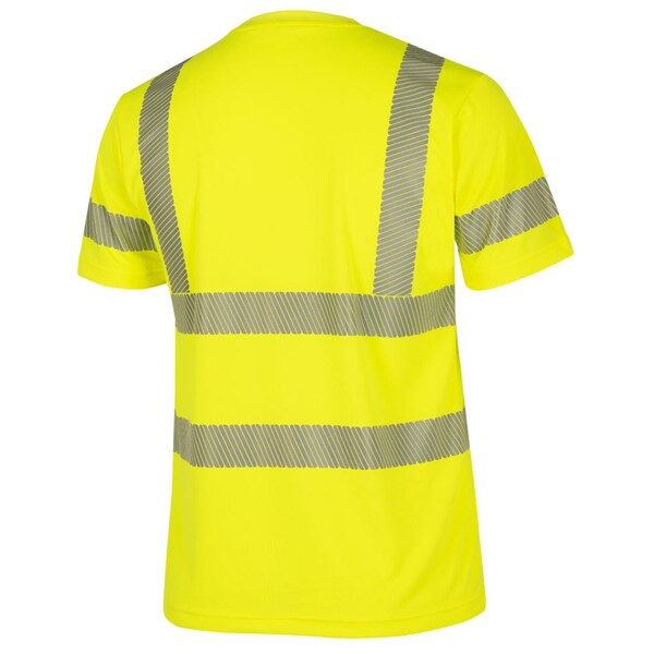 Cooling Safety T-Shirt, Short Sleeve, Hi-Vis Yellow, 2XL